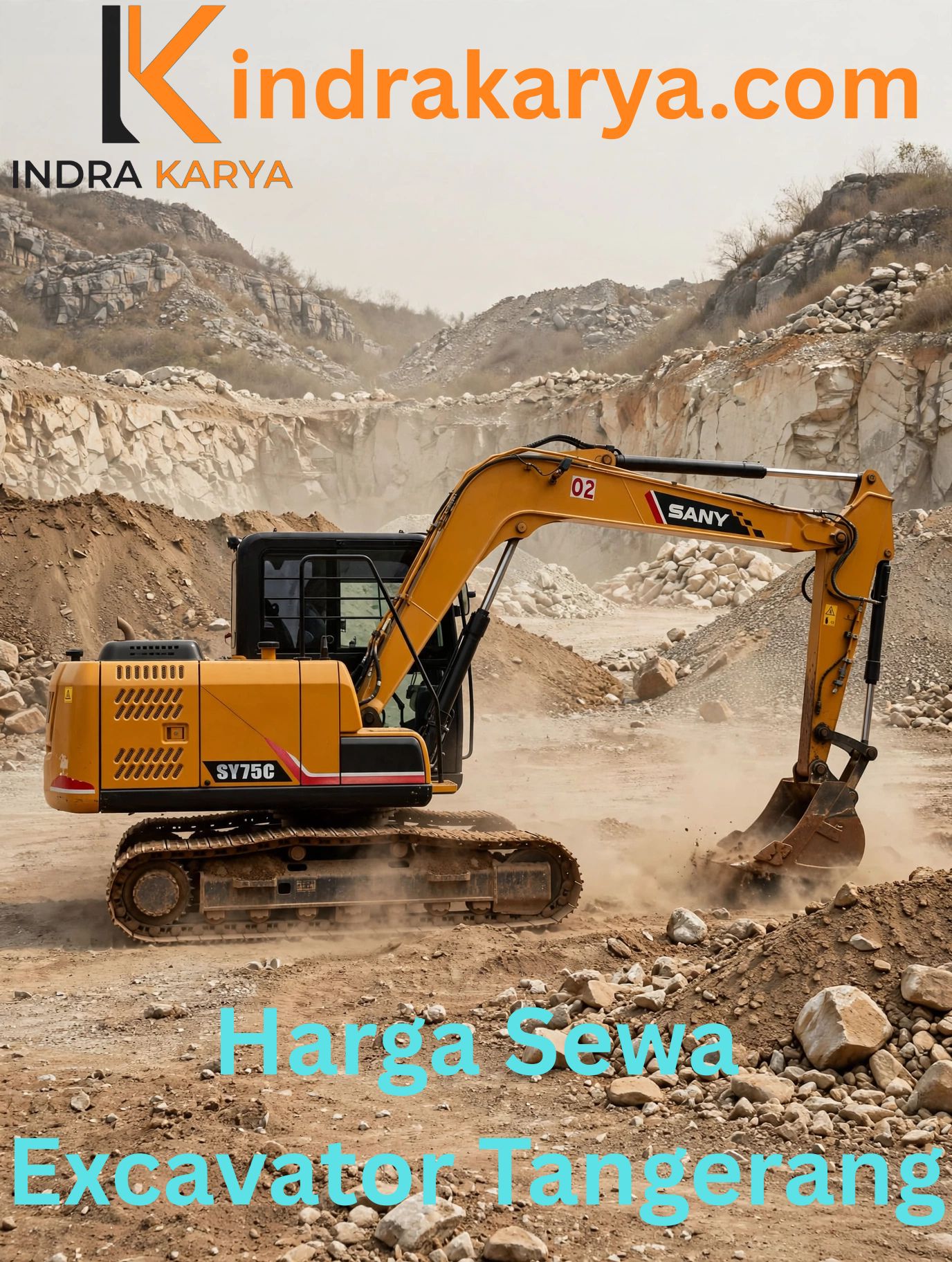 Harga Sewa Excavator Tangerang