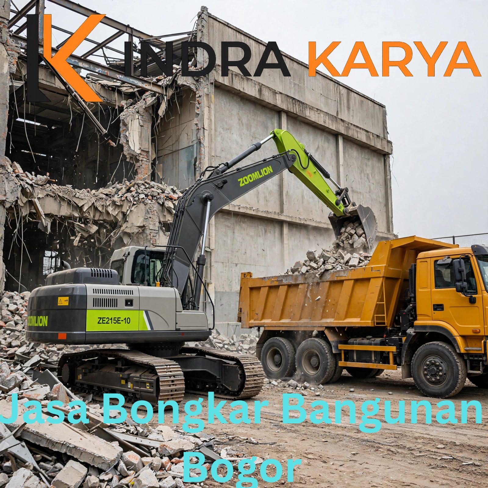 Harga Jasa Bongkar Bangunan Bogor