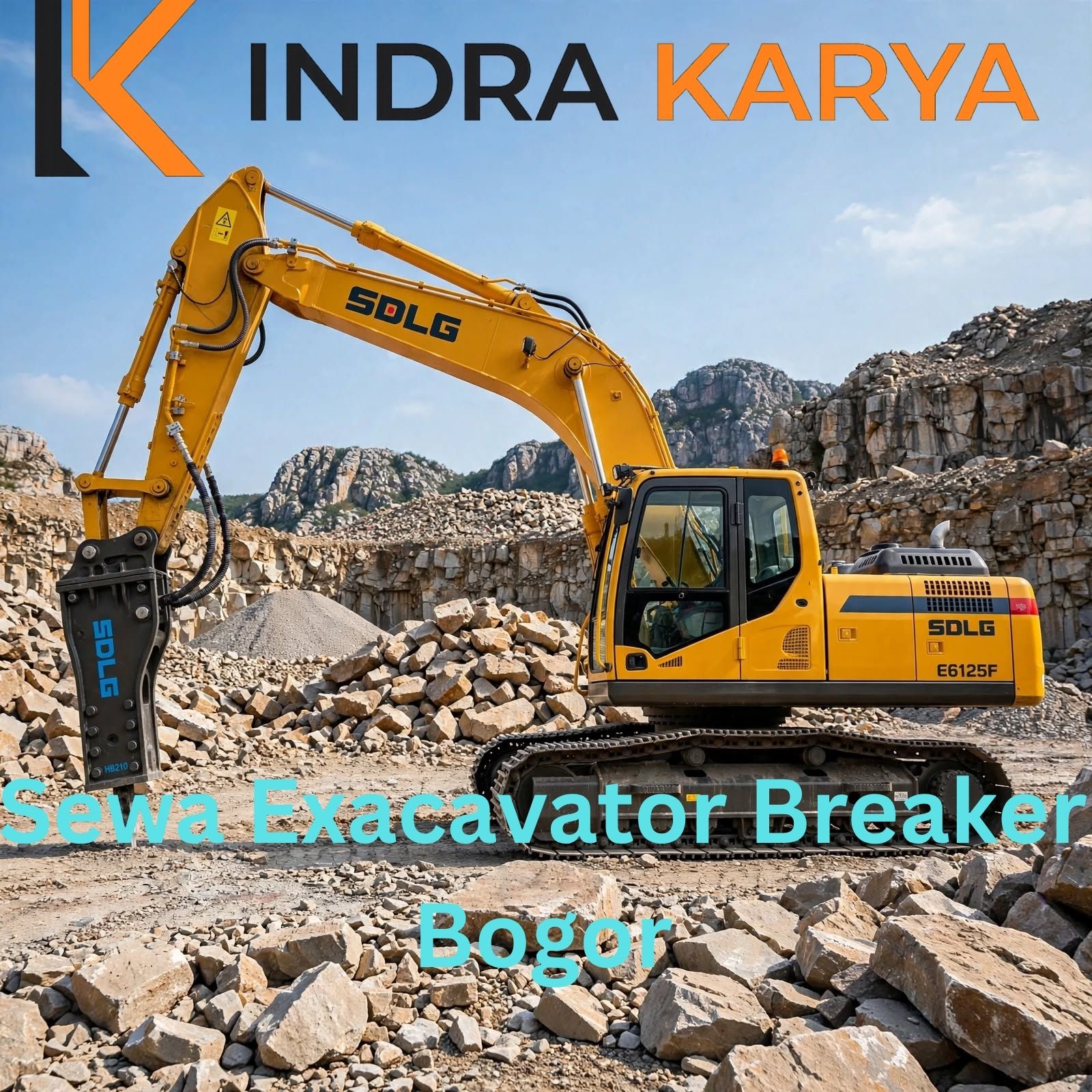 Harga Sewa Excavator Breaker  Bogor 