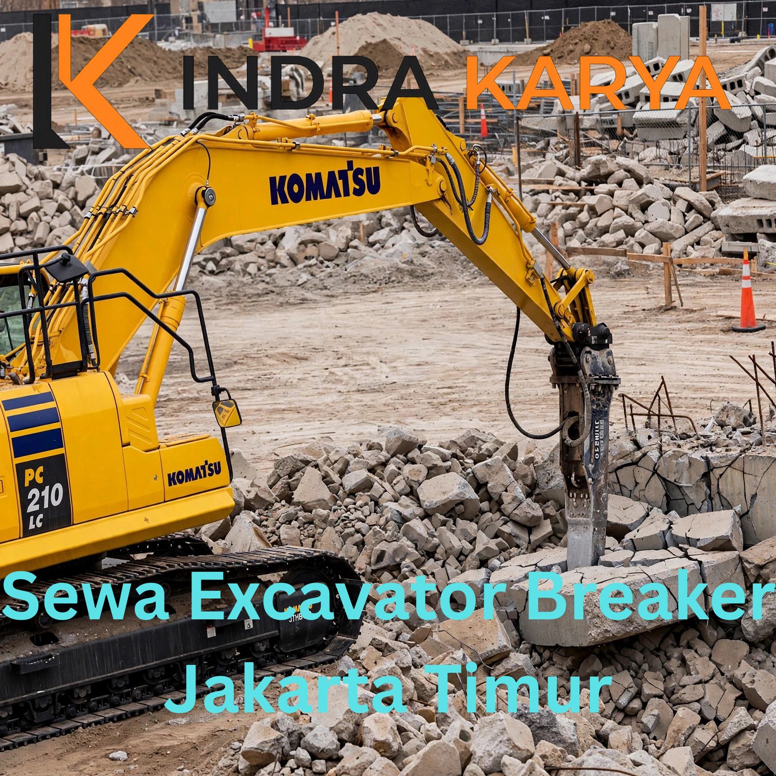 Harga Sewa Excavator Breaker Jakarta Timur