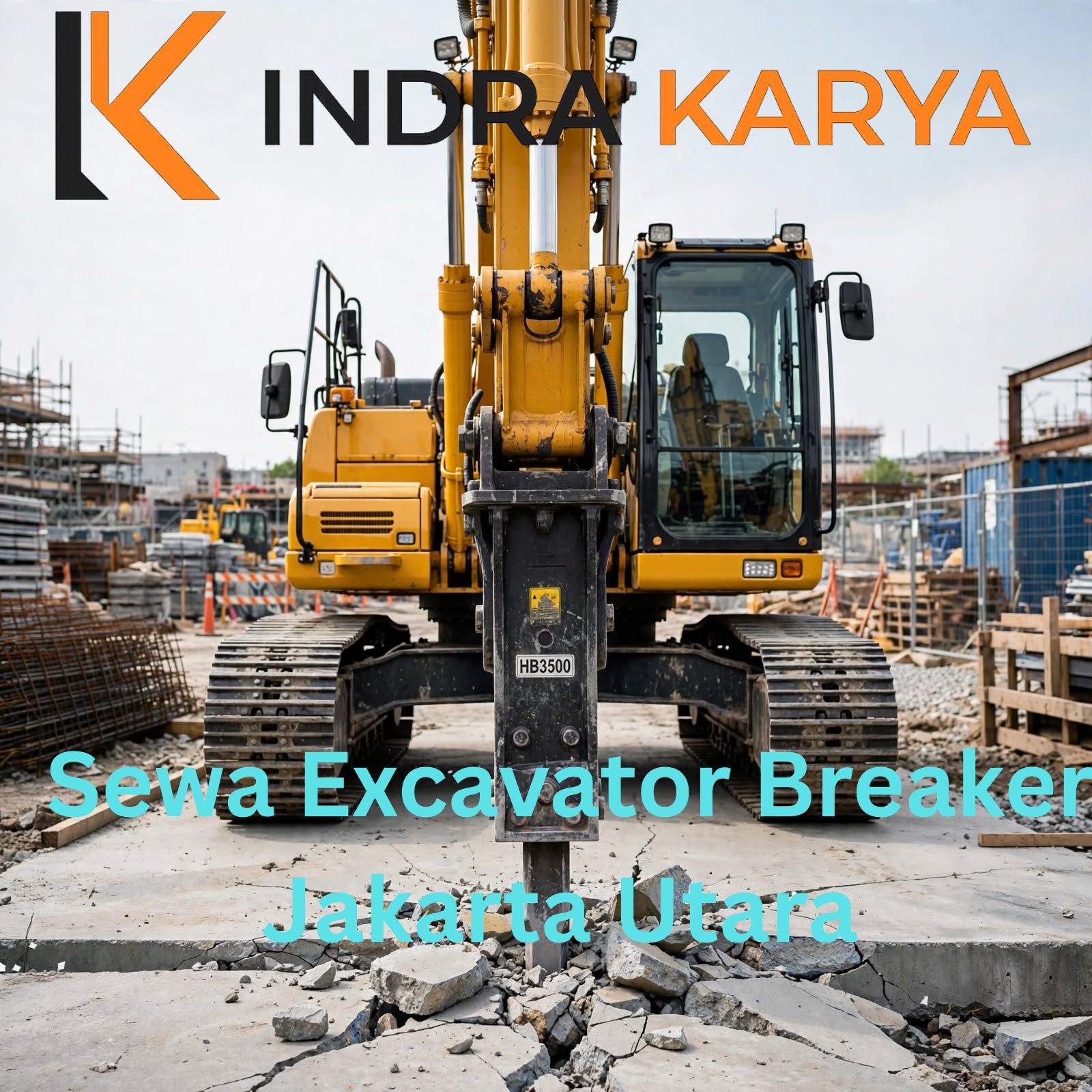 Harga Sewa Excavator Breaker Jakarta Utara