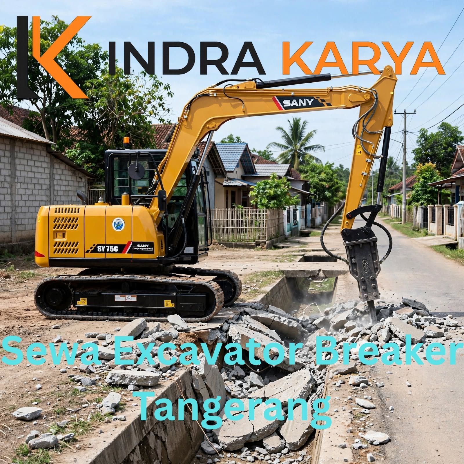 Harga Sewa Excavator Breaker Tangerang