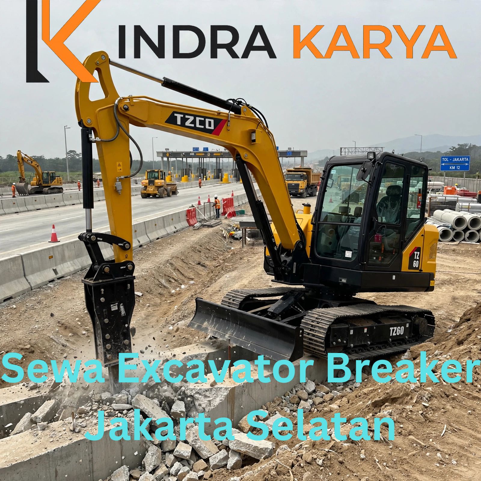 Harga Sewa Excavator Breaker Jakarta Selatan