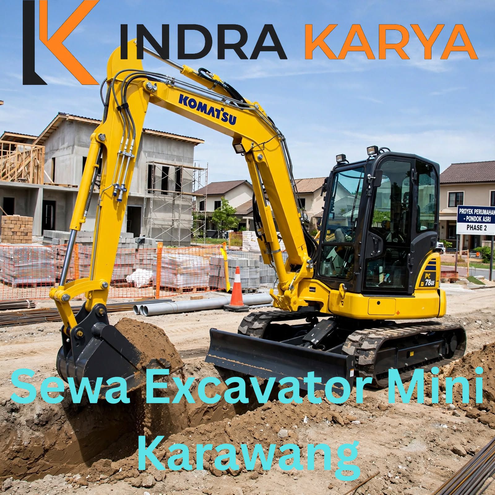 Harga Sewa Excavator Mini Karawang